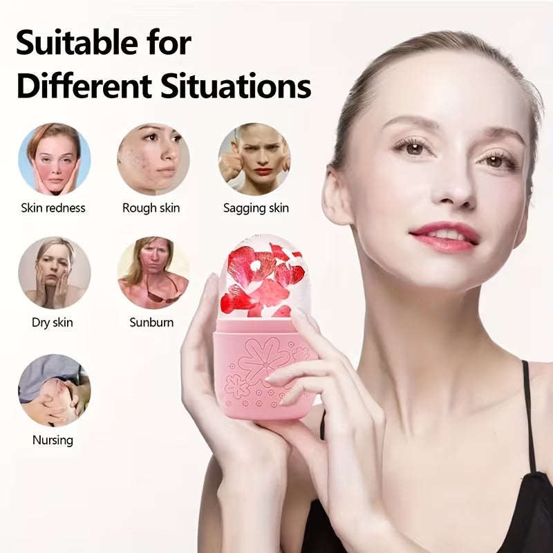 Silicone Ice Cube Trays Beauty Lifting Contouring Eye Roller Facial Treatment Reduces Acne Skin Care Tool