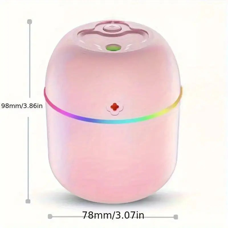 Mainstays Cool Mist Ultrasonic Aroma Diffuser Humidifier Romantic Light USB Essential Oil