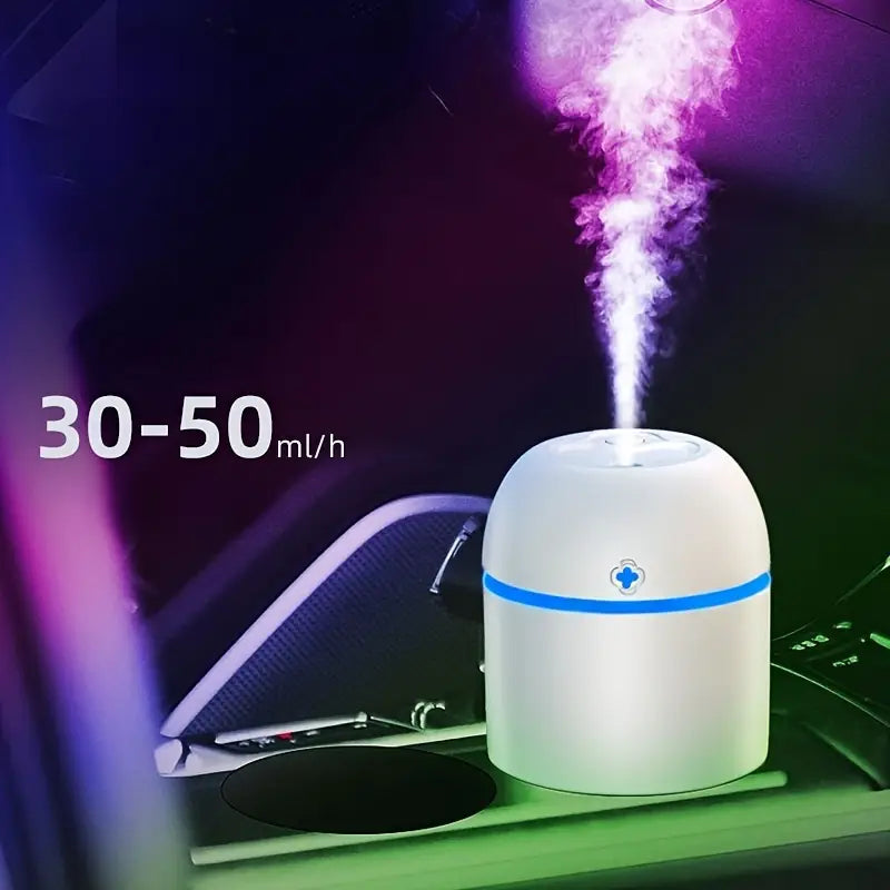 Mainstays Cool Mist Ultrasonic Aroma Diffuser Humidifier Romantic Light USB Essential Oil
