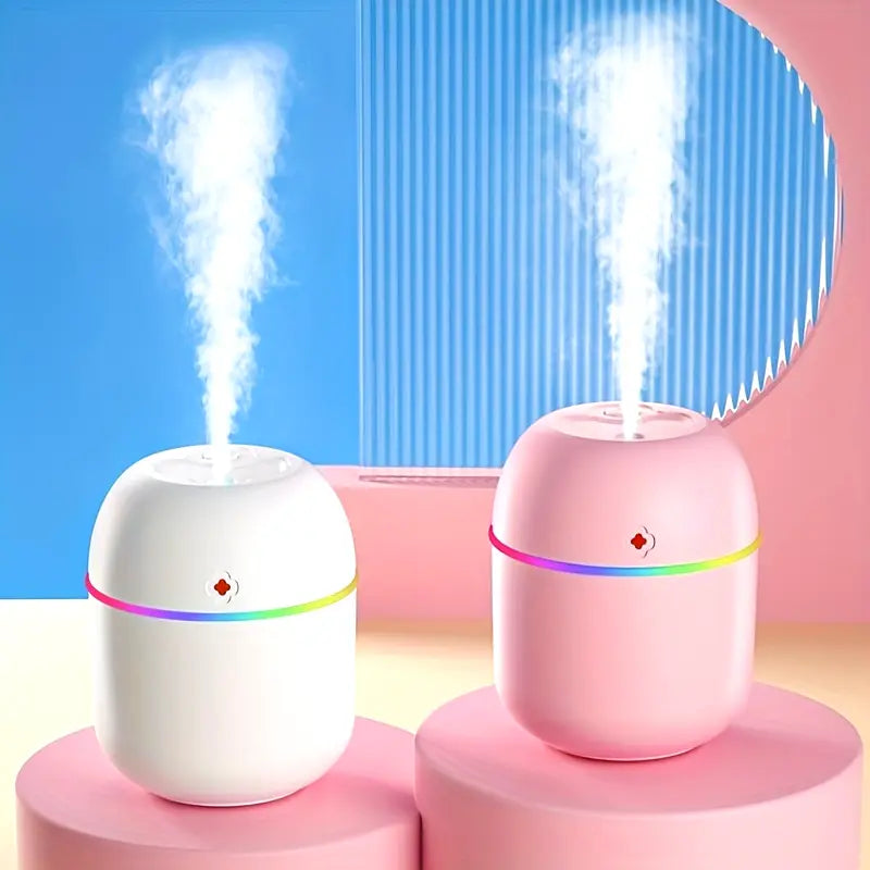 Mainstays Cool Mist Ultrasonic Aroma Diffuser Humidifier Romantic Light USB Essential Oil