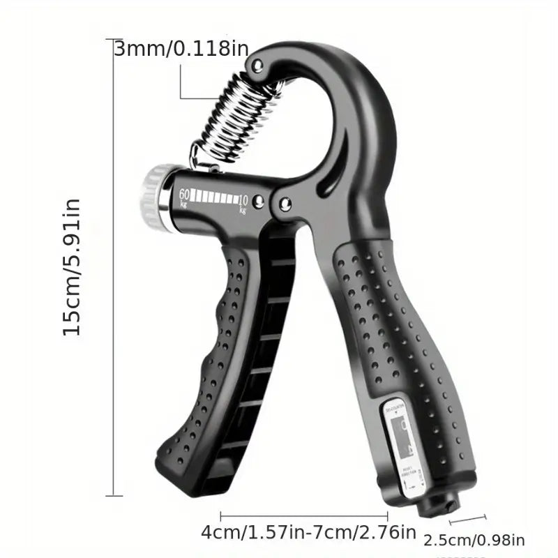 Automatic Counting And Non Counting Hand Gripper Adjustable ResistanAdjustable Hand Grip Power Exerciser Forearm Wrist