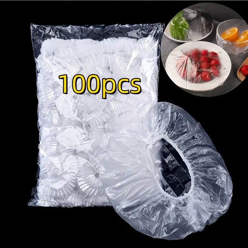 Popular Broun Reusable Food Storage Bags, 100Pcs, Stretch Adjustable Covers in pakistan