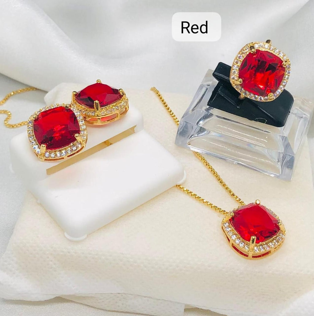 Aesthetic Accessories, Alloy Material Inlaid with Large Sparkling Rhinestones Set, with Necklaces, Rings, And Earrings, Suitable for Daily Wear, Parties, Weddings,