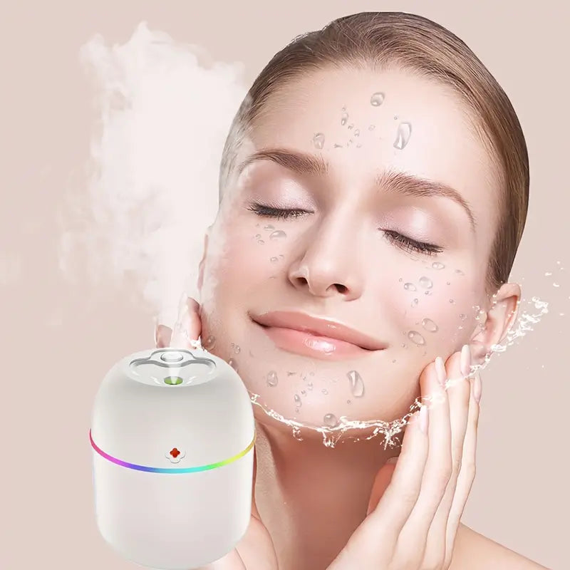 Mainstays Cool Mist Ultrasonic Aroma Diffuser Humidifier Romantic Light USB Essential Oil