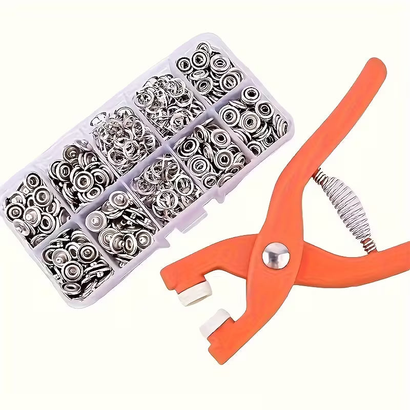 Press Studs Tool | Easy DIY Clothing Sewing Button Installation Tool | Button Installation Tool for Indoor and Outdoor