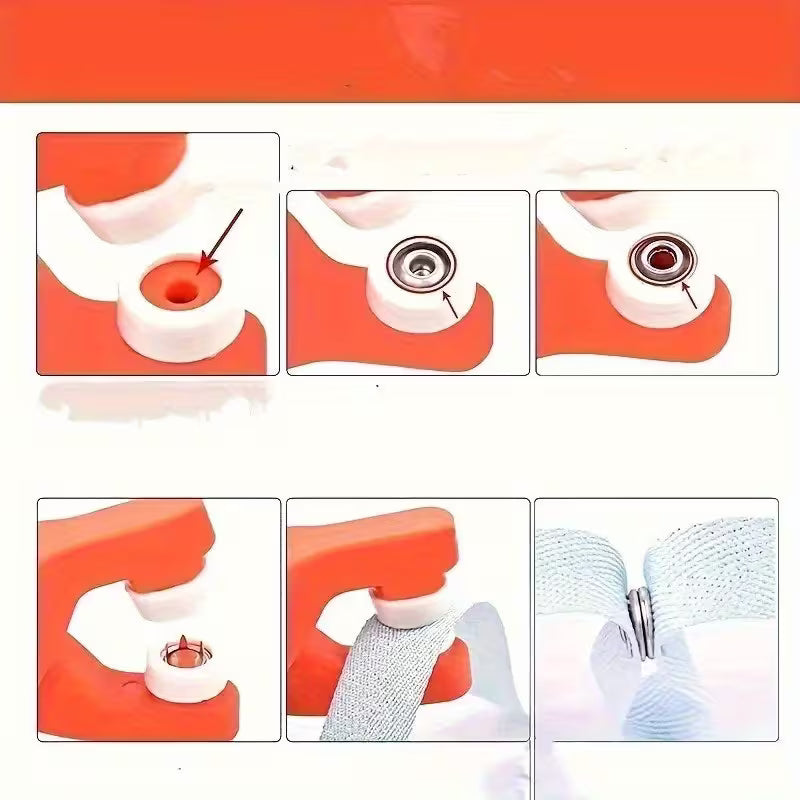 Press Studs Tool | Easy DIY Clothing Sewing Button Installation Tool | Button Installation Tool for Indoor and Outdoor