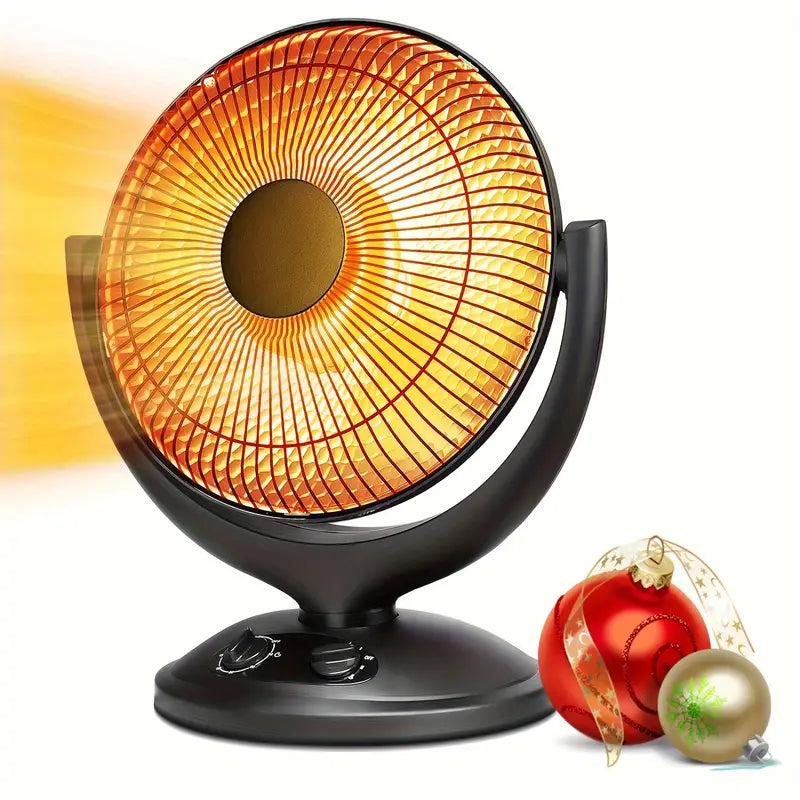 Sun Halogen Dish Heater Electric - Energy Efficient 300/600 Watt - Multicolor