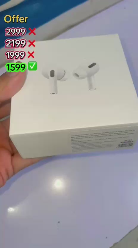 Airpods Air Pro 3rd Gen TWS (True Wireless Stereo) Bluetooth Earbuds Dual Earphones Headset (Connect With All Bluetooth Devices).BLUETOOTH handfree