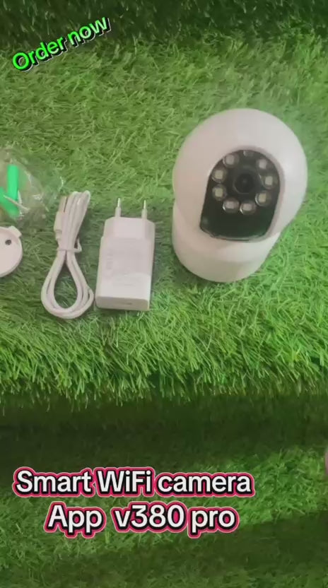 Home security monitor, 1080P security camera, with two-way audio, color night vision, motion detection alarm, 5G WiFi indoor use camera, USB